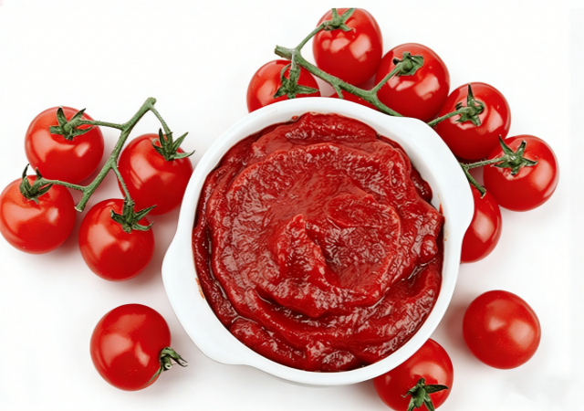 عملية تجهيز خط إنتاج معجون الطماطم